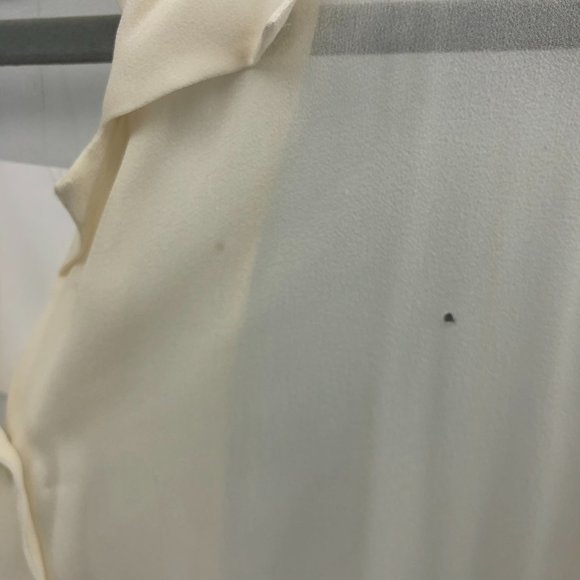 *flaw* NWT  100% silk top Blouse Rhinestone Large - Picture 3 of 8